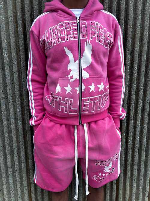 PINK "ATHLETICS" SWEATSUIT